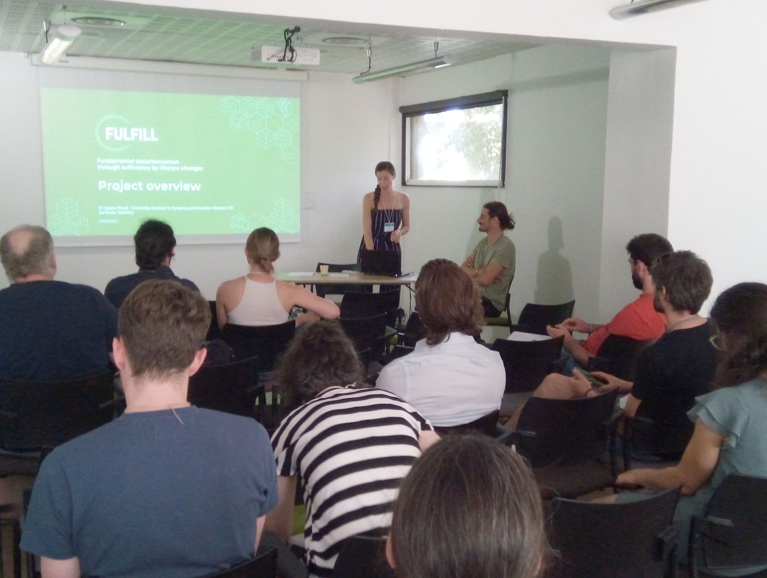 Sabine Preuß (Fraunhofer ISI) presenting FULFILL @ eceee2022